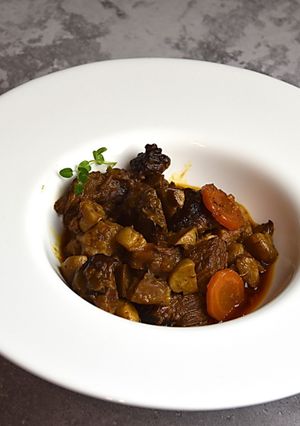 Zdjęcie przepisu Boeuf bourguignon.