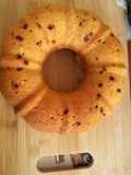Bizcochuelo cake fácil de limón y chispas de chocolate