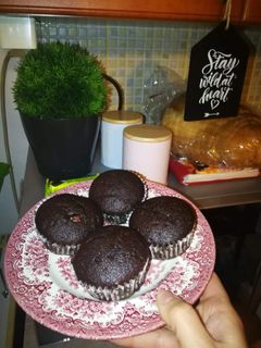 Csokoládés muffin recept fotója