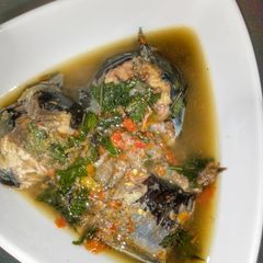 A picture of Catfish pepper soup.