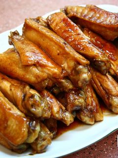 簡易蜜糖開邊雞翅 的食譜成品照片