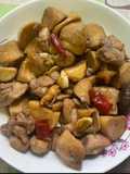 Three Cup Chicken with King Oyster Mushrooms