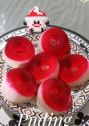 Foto resep Puding Merah Putih 🇲🇨