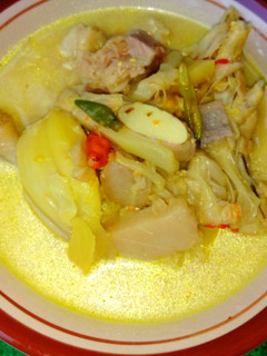 Foto resep Sayur nangka ceker pedas