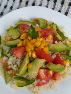 Una foto de Ensalada de Arroz Integral y Palta