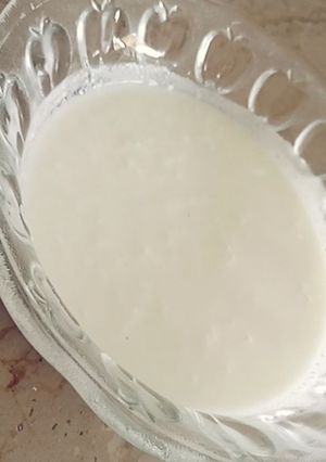 A picture of Homemade yogurt.