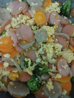 Foto resep Orak arik sosis campur