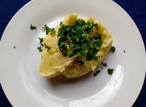 Una foto de Puré de papas