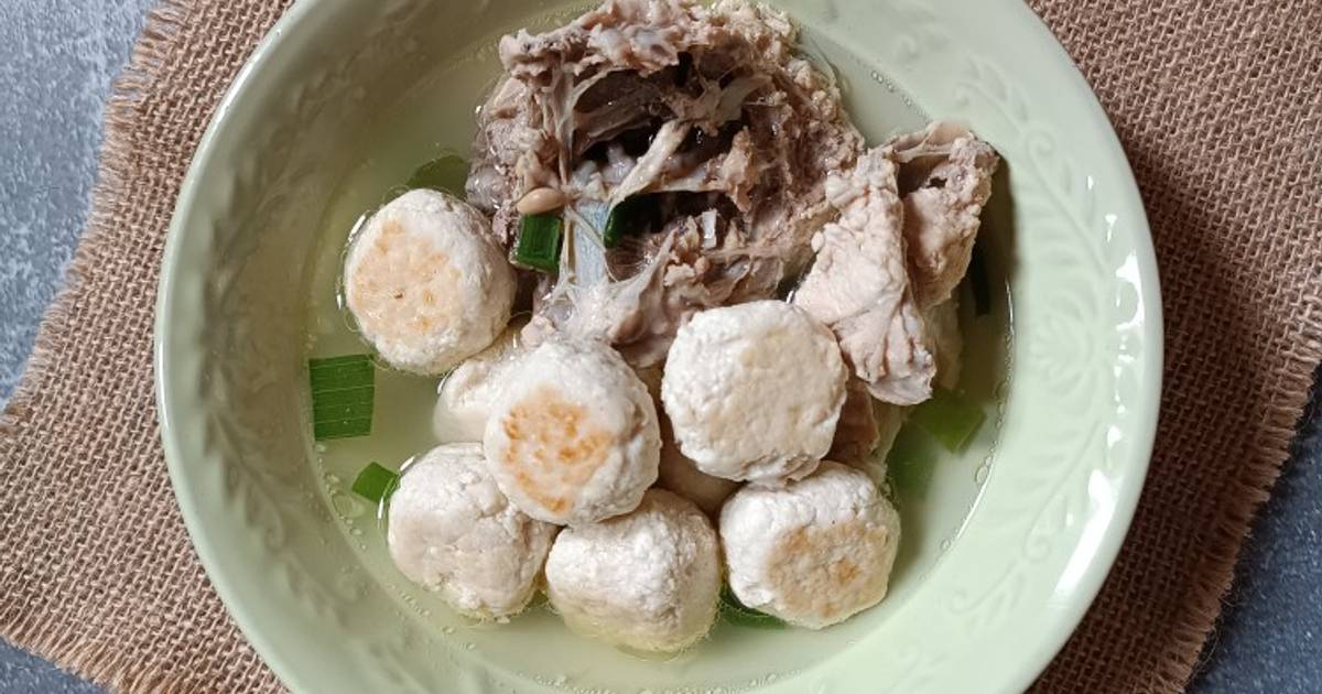 Resep Bakso Ayam Bakar Kuah Oleh Dapur Mang Ariss Cookpad