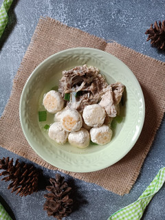 Foto resep Bakso Ayam Bakar Kuah
