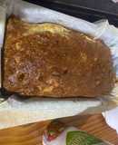 Budín de manzana low carb