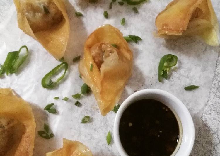 Easiest Way to Serve Perfect Chicken wontons