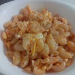 A picture of Makaroni Telur Saus Tomat.