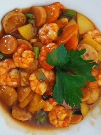 Langkah Gampang Menyiapkan Resep Tumis Udang yummy 'n praktis ala Bunda Firafan😍 yang Lezat Anti Ribet, Menggugah Selera