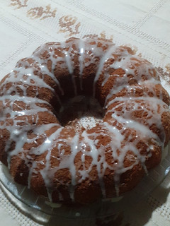 Una foto de Torta de naranja en licuadora