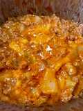 Ground beef and potato casserole