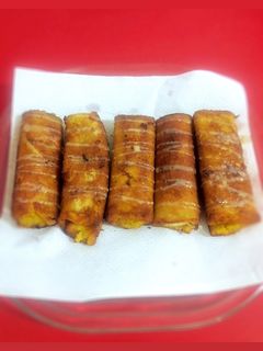 Foto resep Roti goreng pisang coklat