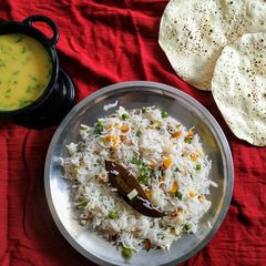 A picture of Vegetable rice.