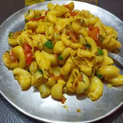 A picture of Masala macroni.