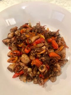 Foto resep Cumi Asin Pedes Mercon