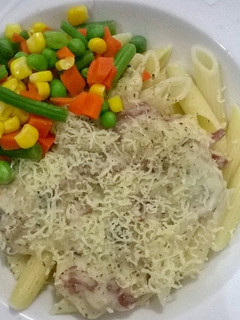 Foto resep Penne Carbonara (Tanpa Krim Kental)