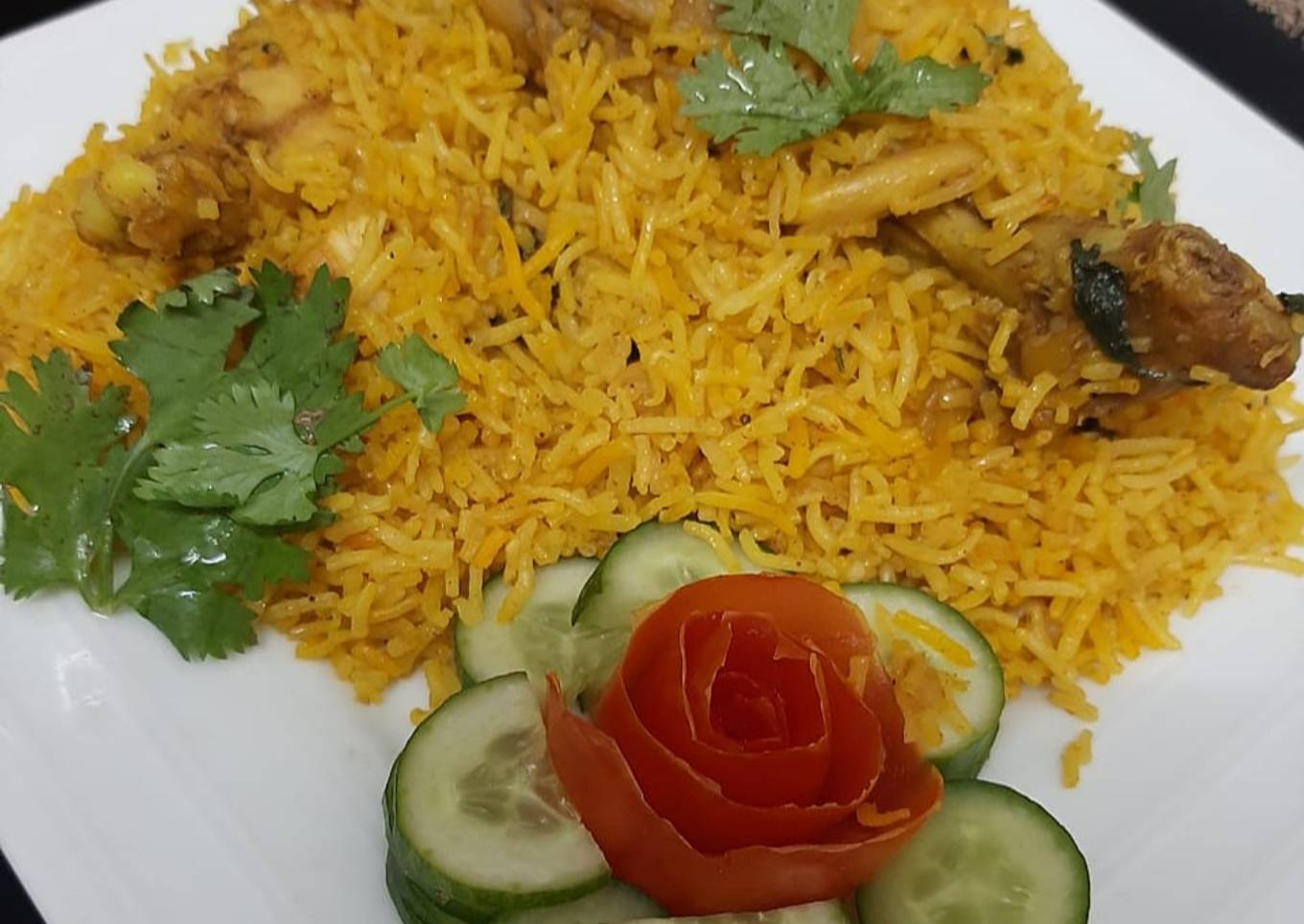 BBQ Chicken biryani 🍽🍽