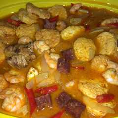 Udang Tofu Kornet Saus Pedas রেসিপির প্রধান ছবি