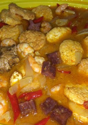 Foto resep Udang Tofu Kornet Saus Pedas