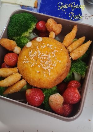 Resep Roti Goreng Abon Bento oleh lienature - Cookpad