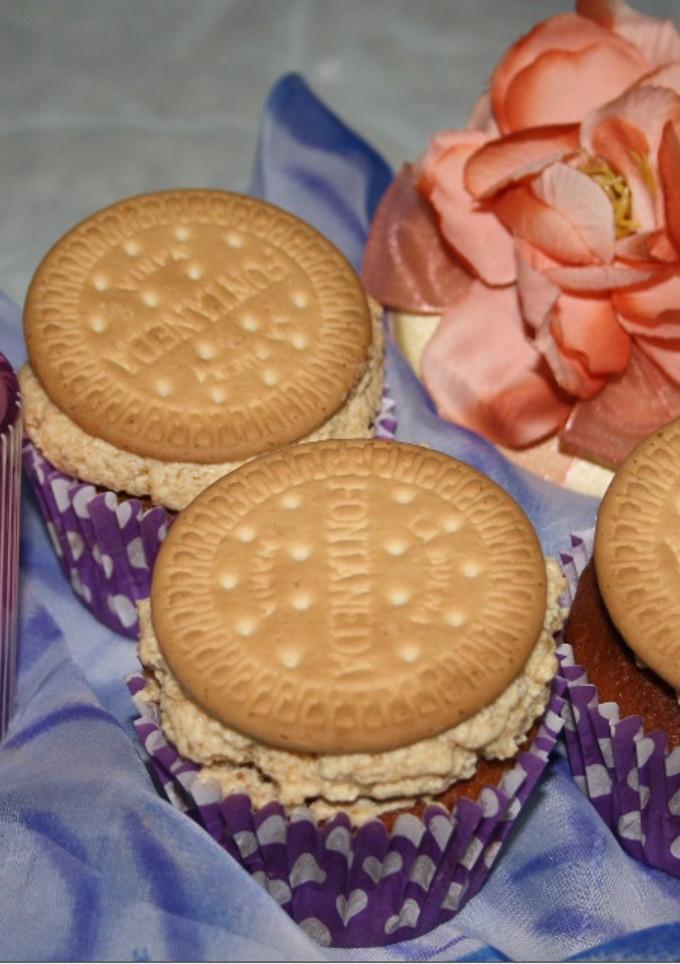 Una foto de Cupcake de galletas