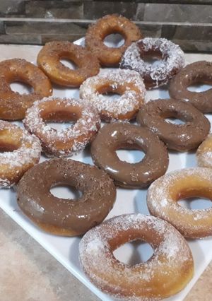 صورة لوصفة الدونات 😋💖
