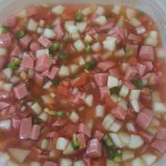 Una foto de Ceviche de salchicha