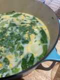 Leek and fish chowder