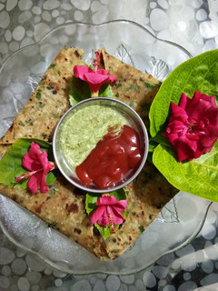 પાલક પરોઠા(spinach parotha recipe in Gujarati) રેસીપી મુખ્ય ફોટો