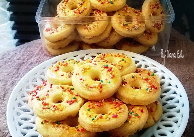 Donuts cookies (3 bahan, no mixer)