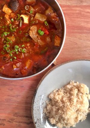 Foto resep Dakbokkeumtang (Ayam Rebus Pedas ala Korea)