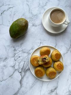 Foto resep Roti Goreng Mangga Isi Coklat