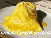 A picture of toaster omelette