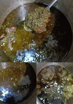 عکسی از دستور قرمه سبزی لعاب‌دار
