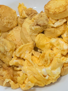 雞蛋豆腐炒蛋 的食譜成品照片