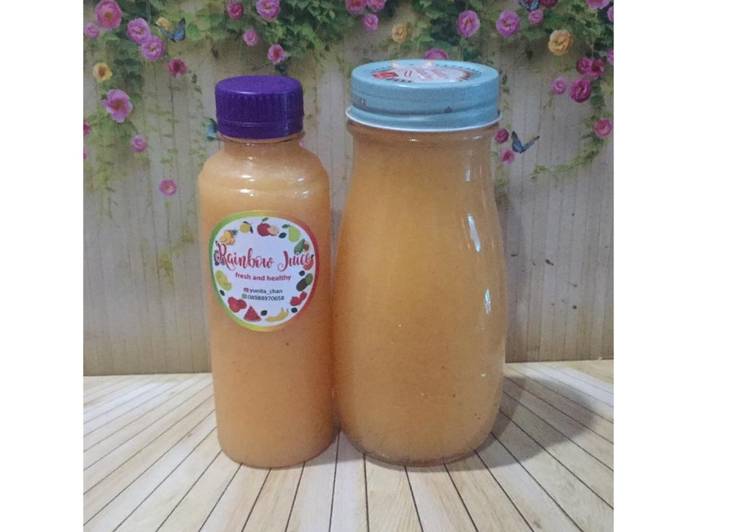 Bagaimana Menyiapkan Diet Juice Passion Fruit Red Radish Orange Timun Suri Anti Gagal