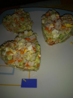 Una foto de Tartar surimi/ensaladilla surimi