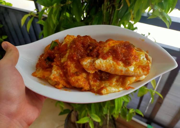 Telor Ceplok Balado Mudah
