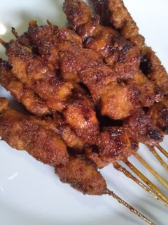 Foto resep Sate ayam empuk bumbu pedas manis