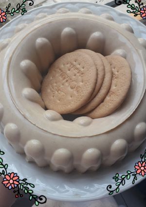 Una foto de Gelatina cremosita de galletas marías
