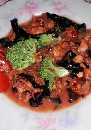 Foto resep 🍁KERANG BATIK JAMUR KUPING MASAK CAOS ala vina🍁