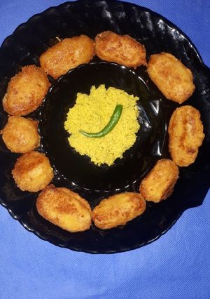 A picture of Crunchy Potato balls #Eid-ul-Fitr recipes#.