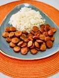 Salchichas al curry