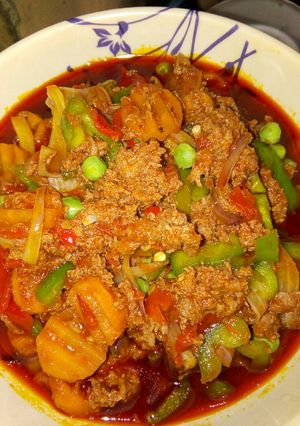 A picture of My minced meat sauce.