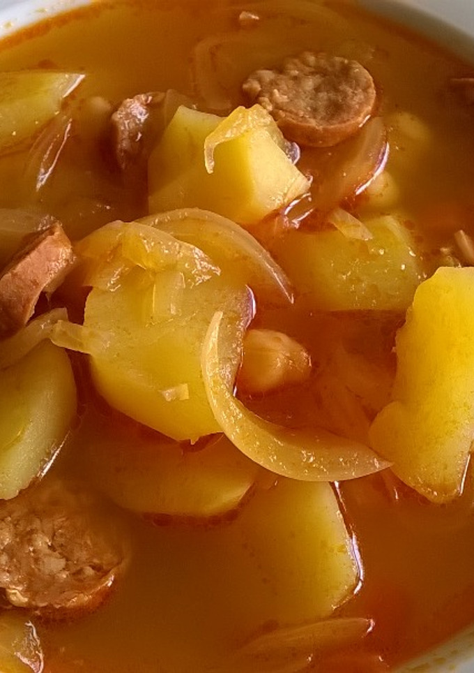 Una foto de Guiso de patatas con chorizo